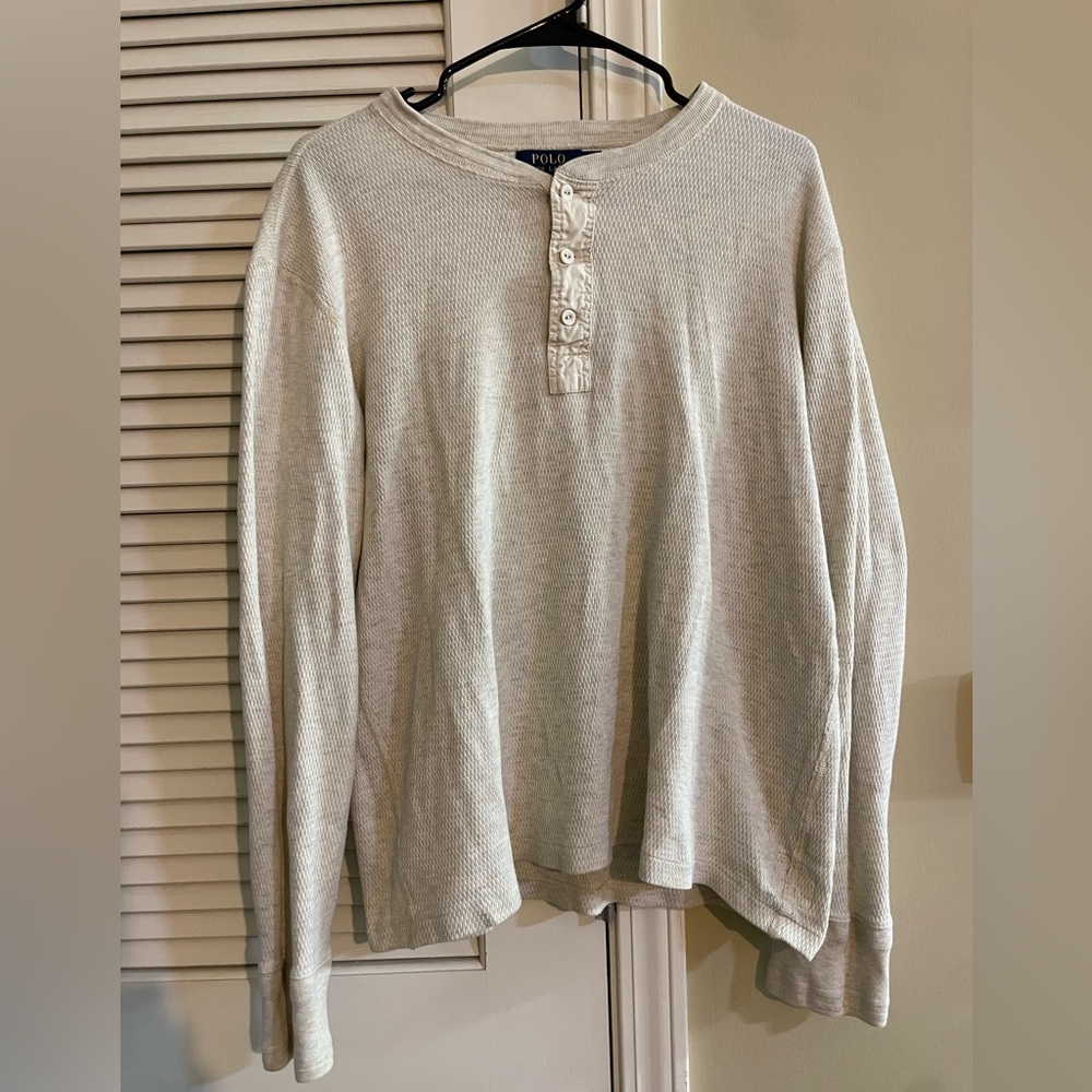 Ralph Lauren Cream Knit Top